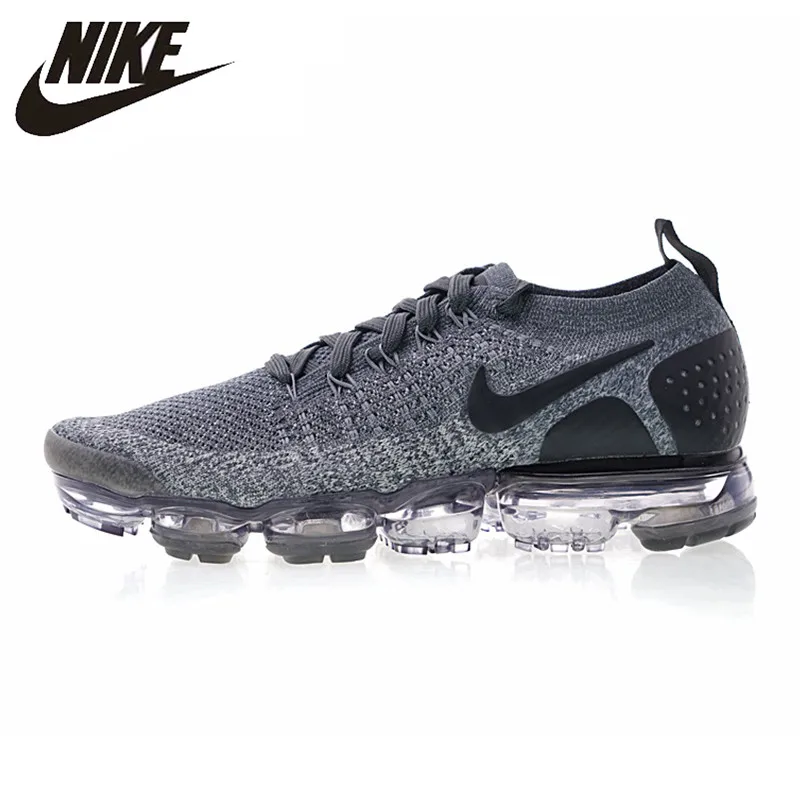 

Nike Air VaporMax Flyknit 2.0 W Men's Running Shoes Dark Gray Shock Absorbing Breathable Lightweight Wear-resistant 942843 002