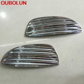 

OUBOLUN For Benz V Class V250 V260 V220 W447 2014-2017 Exterior Front Fog Light Bezel Lid Cover Car Accessories Trim 2pcs