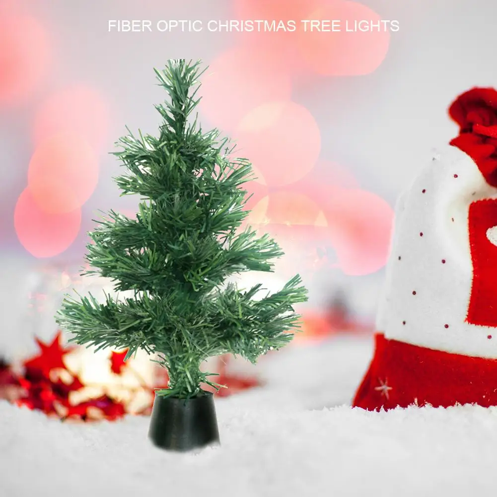 Fiber Fiber Christmas Tree Light 40cm fiber optic Christmas tree led light Q