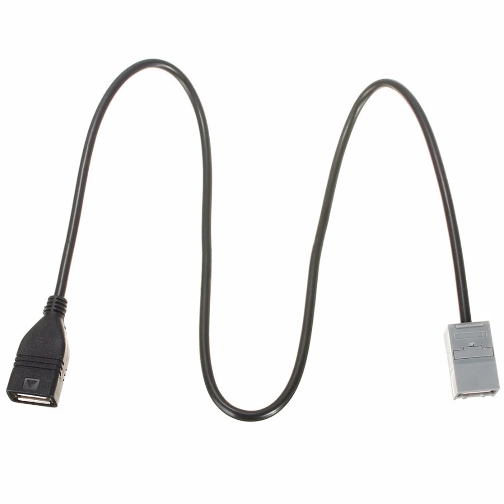 Brand New AUX USB Cable Adapter MP3 File Adapter Wire For Honda Civic Jazz CR-V A-ccord CR-Z 2008 O-nward