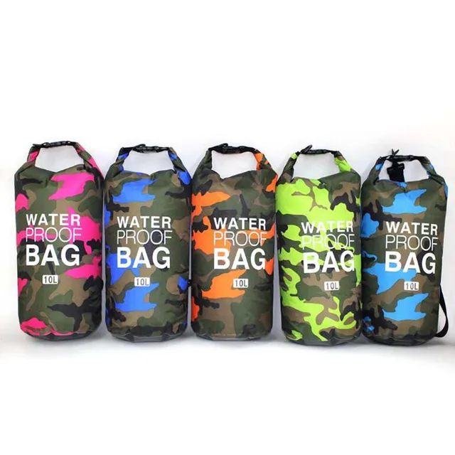 PVC Waterproof Dry Bag 5L 10L 20L 30L Camo Outdoor Diving Foldable Man Women Beach Swimming Bag Rafting River Ocean backpack 1