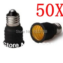 50 шт. e11-e14 Светодиодная лампа держатель гнездо адаптера E11 к E14 люстра подвесной светильник база настольная лампа бра конвертер