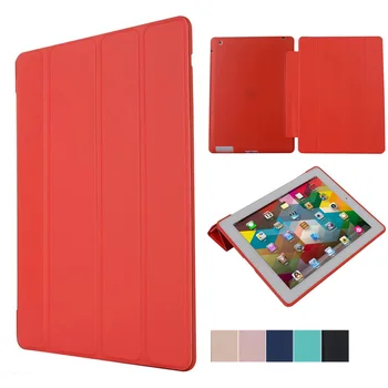 

Case for iPad 2 3 4 Case Silicone Soft Back Folio Stand with Auto Sleep/Wake Up PU Leather Smart Cover for iPad 3 4 2 Case