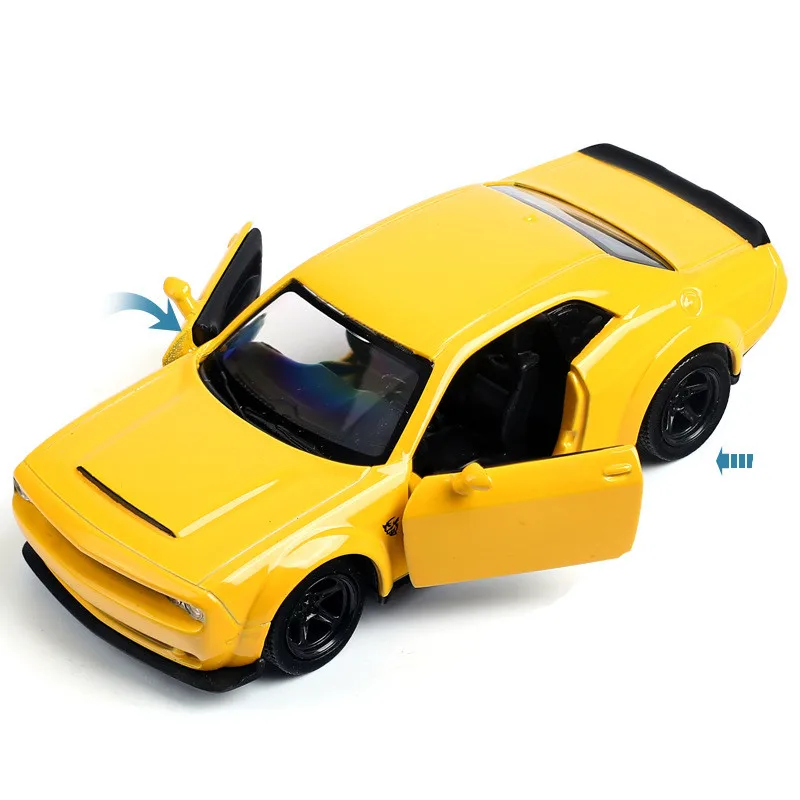 Хит продаж 1:36 Dodge Challenger модель автомобиля из сплава детская имитация металла