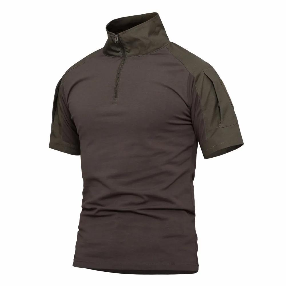 4XL Для мужчин летние шорты рукав Тактический Костюм "Лягушонок" на открытом воздухе быстросохнущая дышащая камуфляжная форма; для кемпинга, охоты, футболка