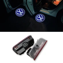 2pcs/lot Car LED Door Courtesy Light Welcome Logo Projector For VW Passat B6 B7 CC Golf 6 7 Jetta MK5 MK6 Tiguan Scirocco
