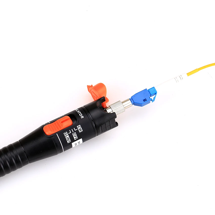 10 mW fibre optique Visual Fault Locator Cable Tester 2.5 Mm Lc//FC//SC//ST Adaptateur