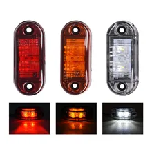 1se 12 v/24 v желтый красный белый светодиодный, боковой, габаритный фонарь для грузовика предупреждающий фонарь светильник s