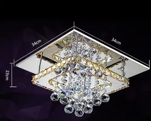 Fumat Modern Led Ceiling Lights Lustre K9 Crystal Light Fitting
