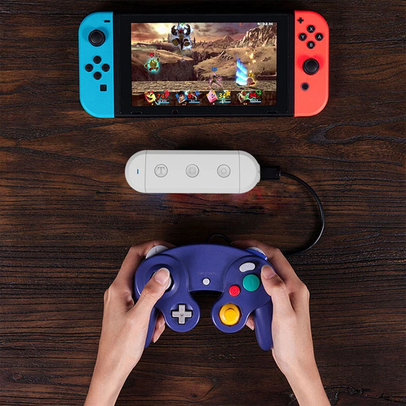

Wireless Bluetooth GC Adapter For Gamecube/Wii/NES/SNES Classic Controller To Nintend Switch Nintend and PC Turbo Capture