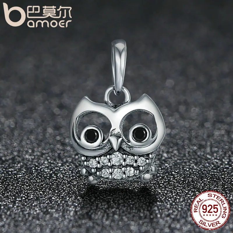 Женский кулон в виде совы из серебра 925 пробы|charm bracelet|pendant charmsbracelet charms bracelet |