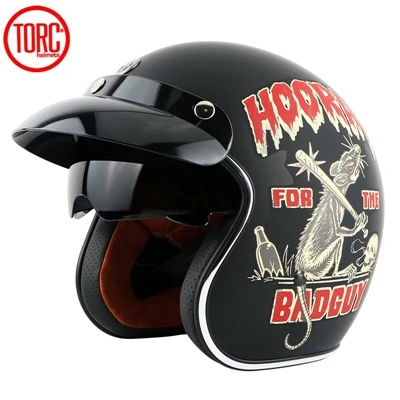 Винтажный мотошлем T57 moto rcycle 3/4 с открытым лицом шлем Cool skull moto casco moto cicleta Capacete с внутренним козырьком - Цвет: Dirty Rat