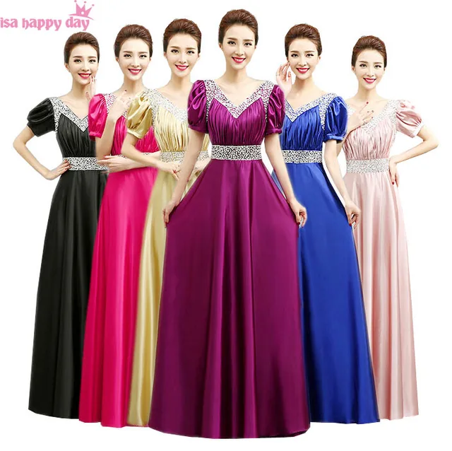 Black Floor Length Bridesmaid Dresses