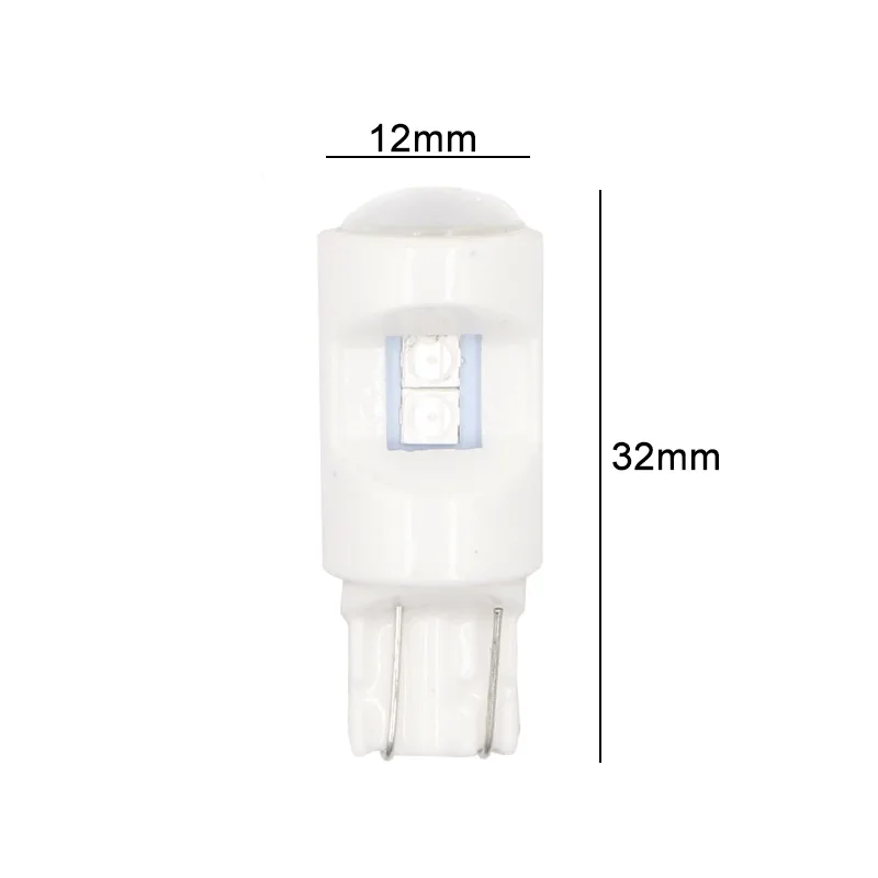 2pcs Signal Lamp 3030 6SMD T10 Led Car Bulb W5W Led T10 Led Lamps 5W5 Clearance Backup Reverse Light For Cars WhiteIce Blue (4)