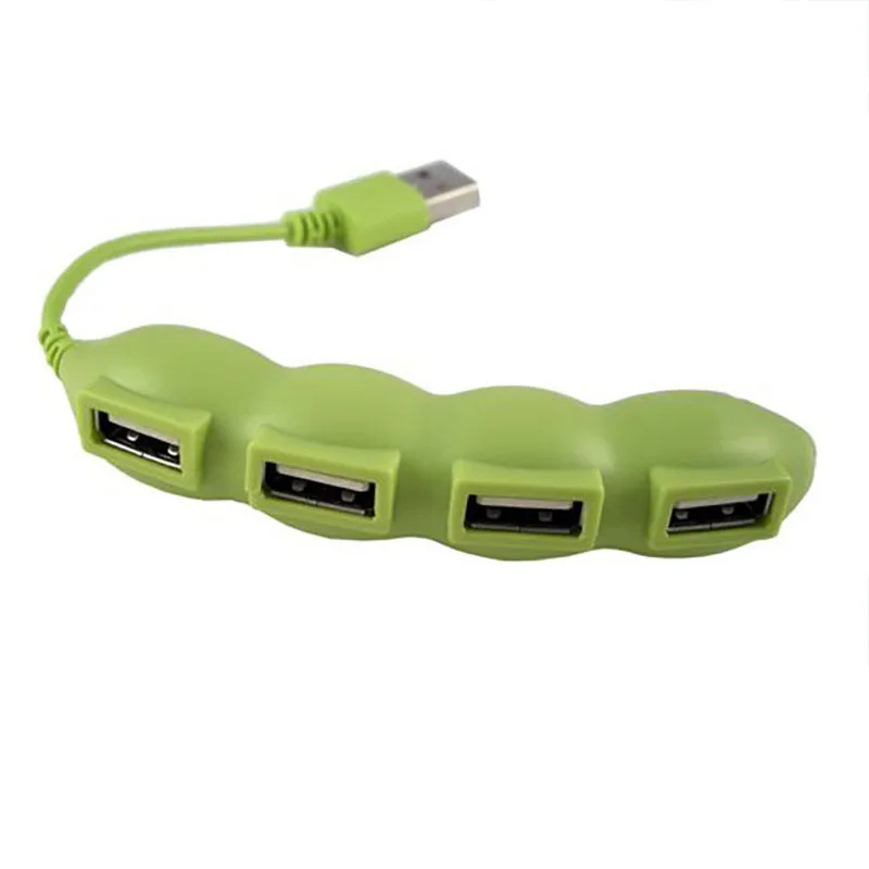 

4 Port High Speed USB 2.0 Splitter Adapter Pepper Mango Eggplant & Broad beans USB HUB Cable For PC Laptop