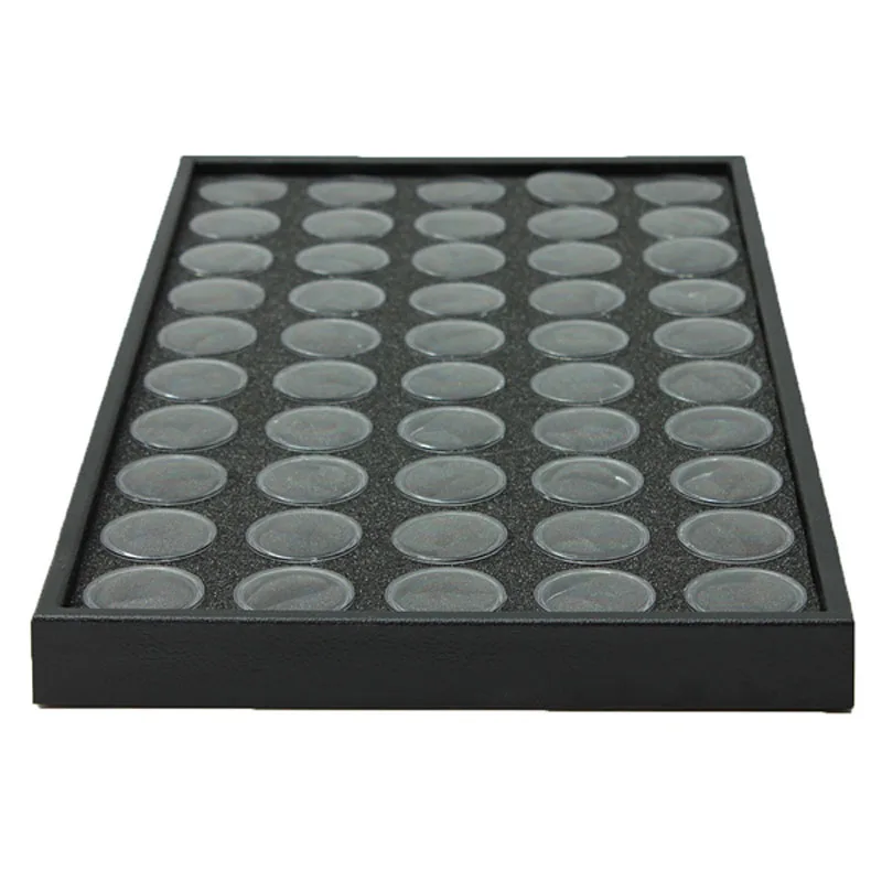 

50 Pots Nail Art Manicure Empty Glitter Dust Powder Jewelry Display Box Cases Decorations Storage Plate Tool MH88