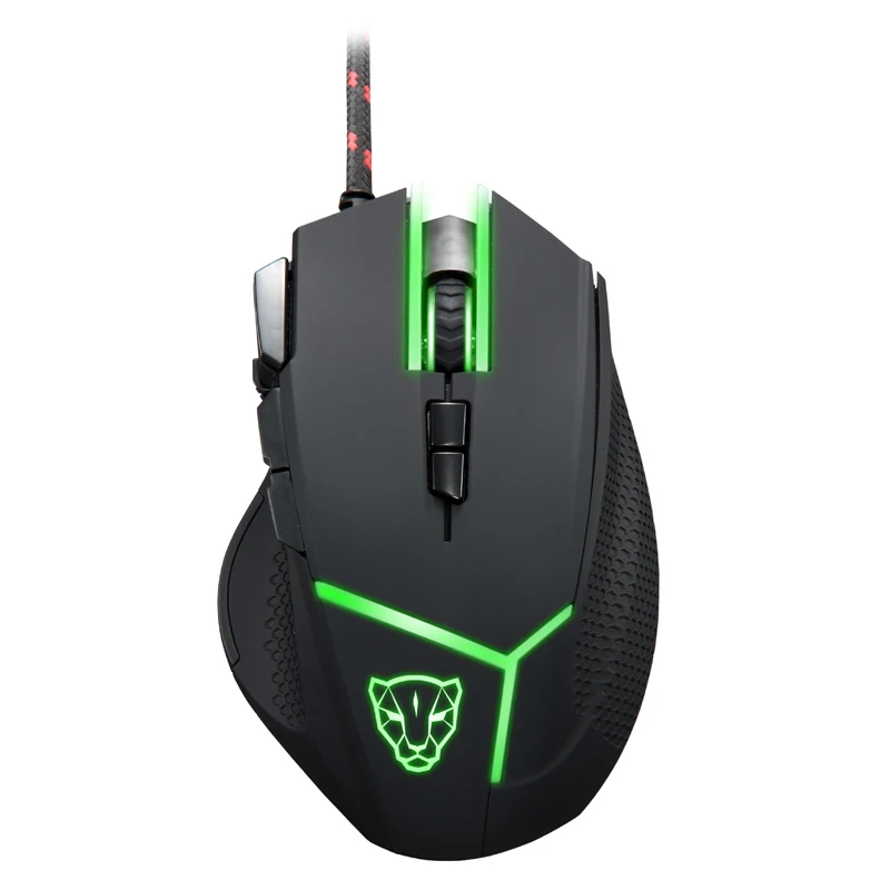 

Motospeed V18 Gaming Mouse 4000DPI With LED Breathing Backlight Optical USB Wired Game Computer Mouse For Laptop PC Gamer