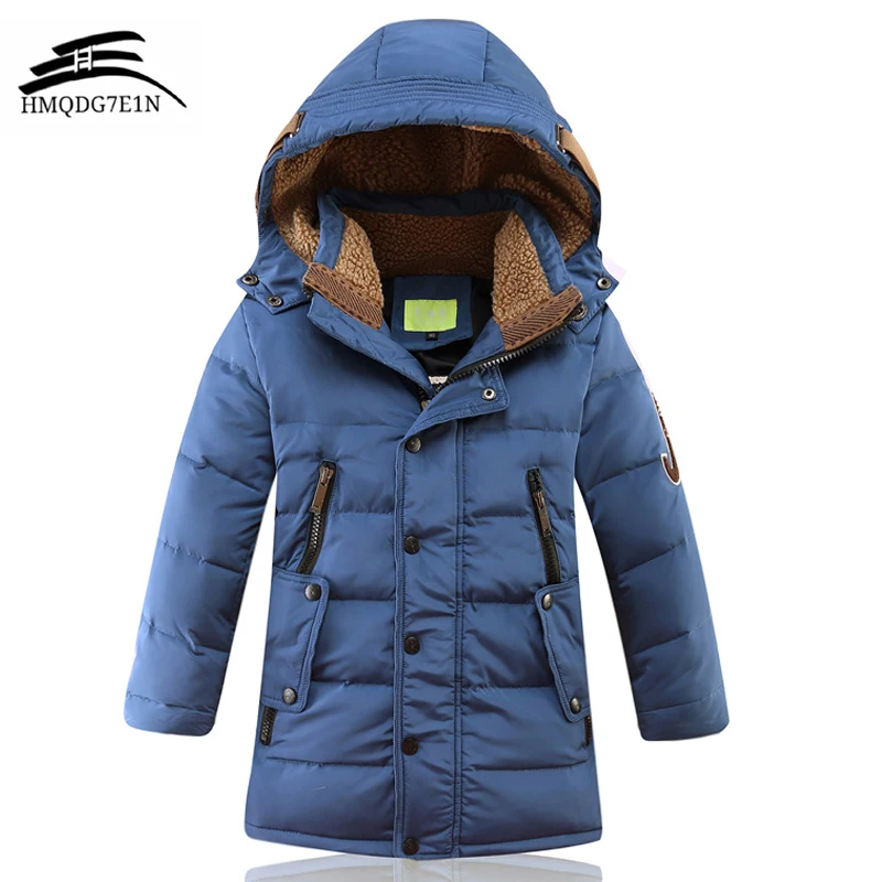 2018 Fashion Children'S Winter Thick Down Jacket Boys Down Jacket oieys dor Duck Down Jacket Wear Coat casual Hooded down jacket