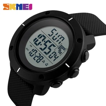

2018 SKMEI Brand Men Big Dial Sports Watches Multifunction Chronograph 50M Water Resistant Alarm Clock Date Digital Wristwatches
