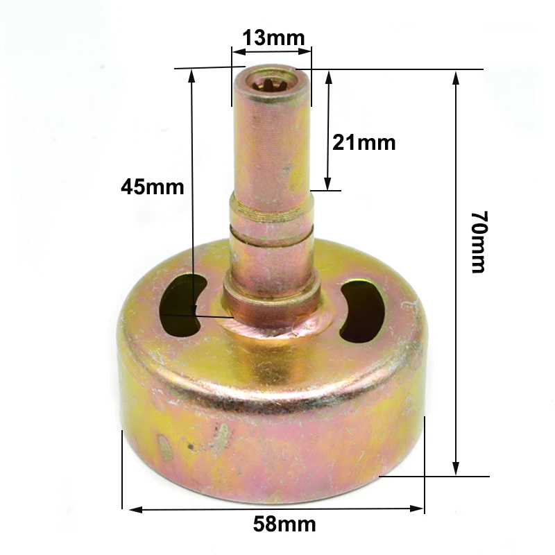 Барабан сцепления 7 сплайн 9 сплайн, чтобы соответствовать 26CC 1E34F 260 различные стриммер триммер кусторез запасные части