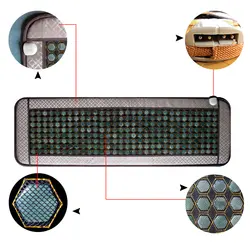 2016 Бесплатная доставка здоровья терапия Корея инфракрасный нефрита Отопление Массаж нефритовый матрас 50*150 см
