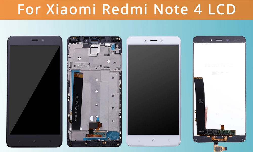 Для Xiaomi Redmi Note 4 MediaTek ЖК-дисплей рамка полный сенсорный экран панель Redmi note4 Note 4 MTK ЖК дигитайзер Запасные части