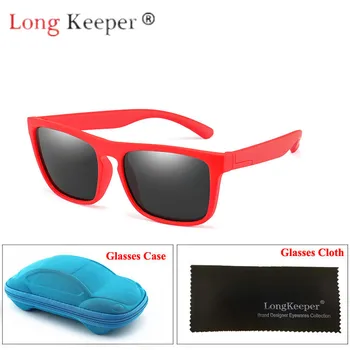 

Long Keeper Sunglasses Kids Girls Boys Polarized Children Sun Glasses UV Protection Eyeglasses Eyewear High Quality With Case