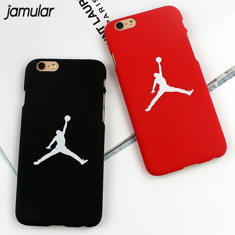 

JAMULAR Michael Jordan Matte PC Hard Case For iphone X 7 8 Plus 5 5s SE Back Cover for iPhone 7 6 6s 8 Plus Cases Fundas Capa