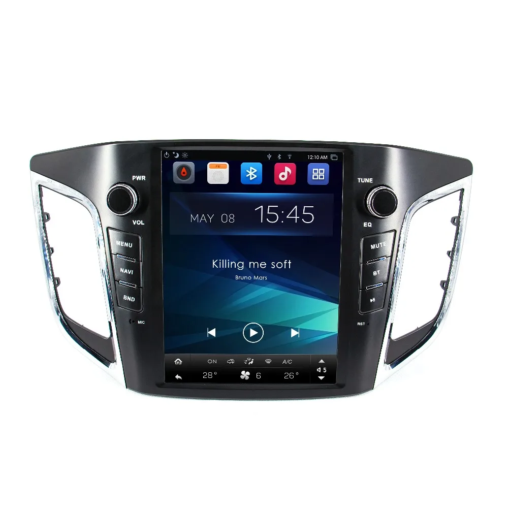 

Otojeta vertical screen tesla head units quad core 32gb rom Android 7.1 Car Multimedia GPS Radio player for Hyundai Creta/ix25