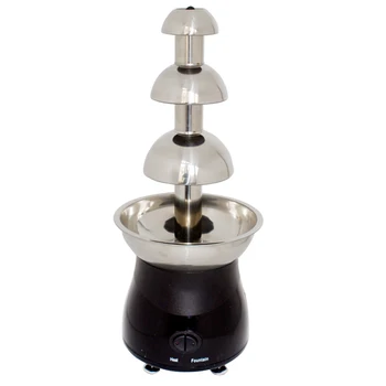 

3 tier 6lb Large home chocolate fuente machine Fountain waterfall machine PP/ABS Electric Fondue Stainless Steel Party Cater