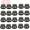 50/20PC 5mm Hole Spring Cord Locks Plastic Toggle Stopper Sliders Adjuster Fastener Clip For DIY bungee rope Drawstring Shoelace ► Photo 2/4