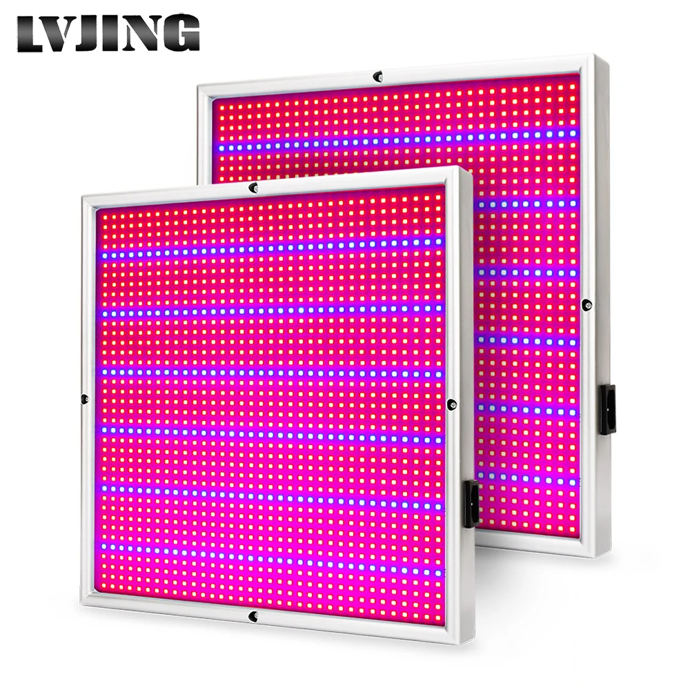 

2pcs/lot LVJING LED Grow Light 120W Full Spectrum Red+Blue For indoor Medical plants Grow Medical Veg/Flower