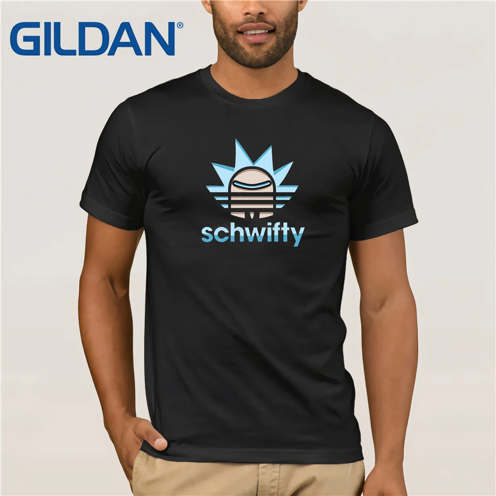 

Rick and Morty schwify T shirt 2019 New Anime Style Cotton tshirt O-Neck Short Sleeve T-Shirt Homme Rick Morty schwifty tees