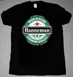 Футболка JEFF HANNEMAN TRIBUTE, SLAYER Mans, уникальная хлопковая футболка с короткими рукавами и круглым вырезом, скидка, 100% хлопок