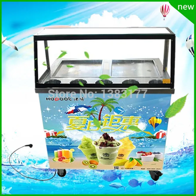 free ship CE Fried Ice Machine commercial R410 fr...