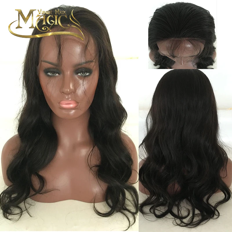 Lace Front Wig With Baby Hair Glueless Full Lace Wig Peruvian Body Wave
