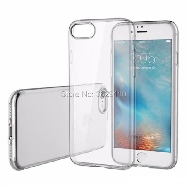 1000 шт. для iphone 8 ультра тонкий мягкий чехол TPU Ultra Clear Прозрачный Кристалл Прозрачный чехол для iphone x 8 7 6 6s плюс 5 5S