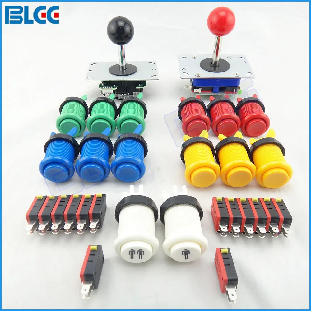 Arcade Machine DIY Parts Kit with Arcade Joystick American Push Button