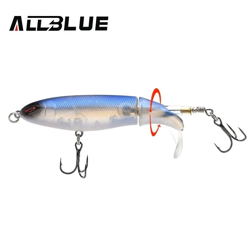 Allblue, 130 мм, 38 г, Whopper Plopper, жесткая приманка, вращающийся хвост, воблеры для рыбалки, искусственная приманка, рыболовные снасти, плавающая приманка, Pesca