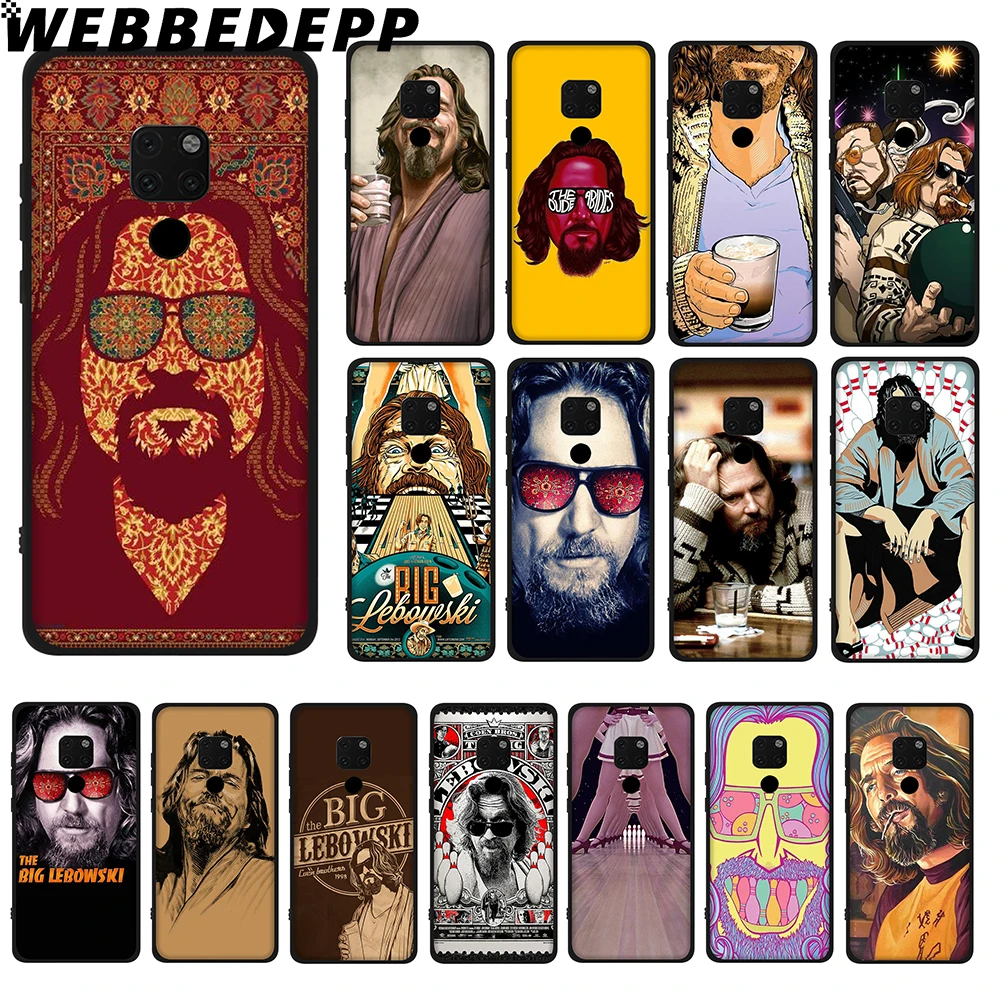 WEBBEDEPP большой Lebowski Мягкий ТПУ чехол для Huawei Y6 Y7 Prime Y9 Mate 10 20 Lite Pro Nova 2i 3i 4|Бамперы| |