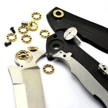 2 шт. нож DIY медведь голова Флиппер стальной шариковый подшипник быстрое открытие инструменты ножи подшипник