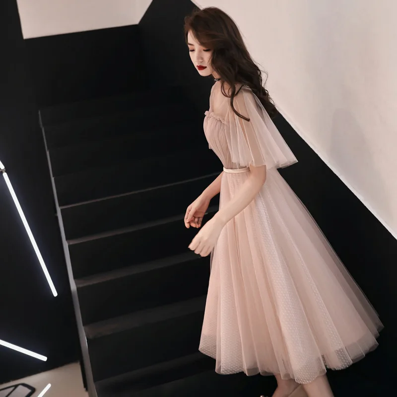 

Drak Pink Chinese Oriental Wedding Women Sexy Short V-neck Cheongsam Evening Dress Elegant Princess Dresses Modern Qipao