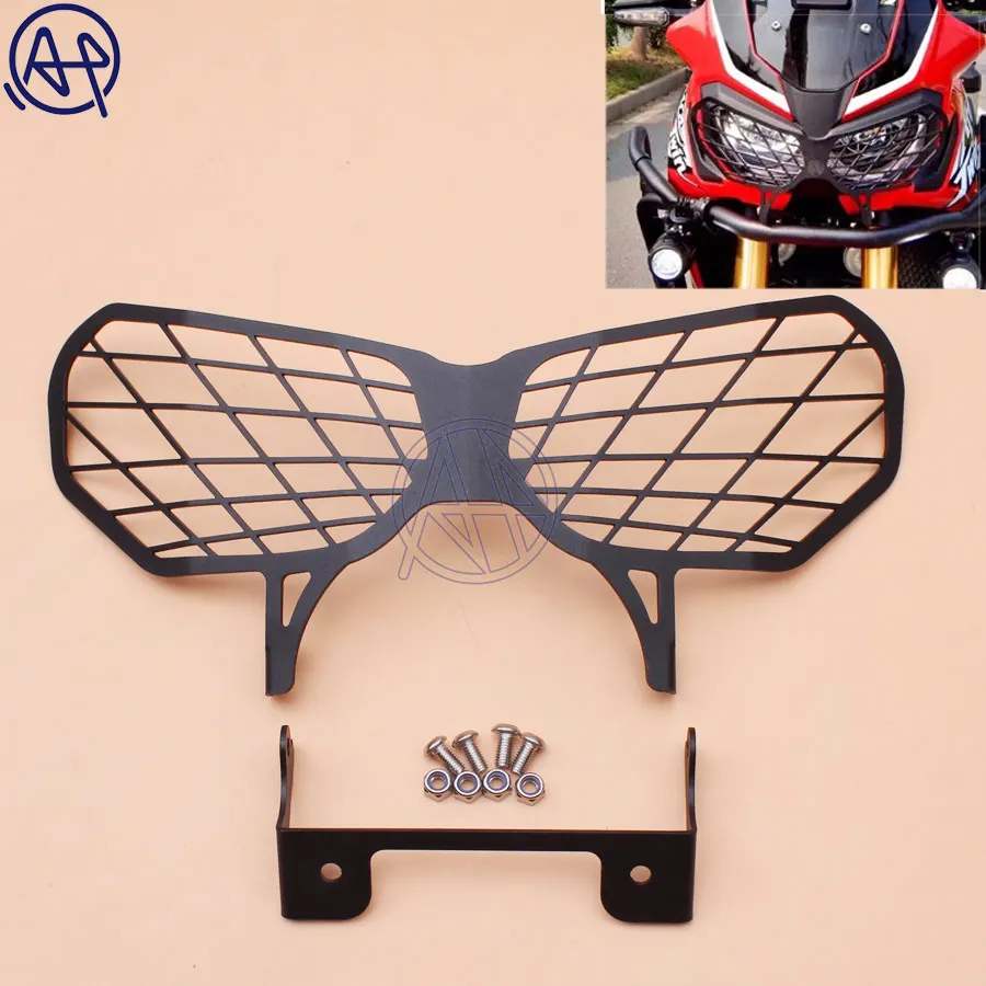 For Honda CRF1000L CRF 1000L CRF1000 L Africa Twin Motorcycle modification Headlight Grille Guard Cover Protector | Автомобили и