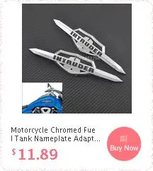 Motorcycle Chromed Fuel Tank Sticker Nameplate Decorative Medallion Decal For Suzuki Intruder