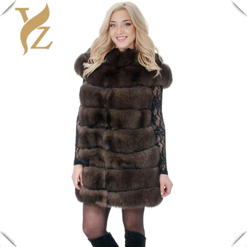 

Genuine Fur Coat Natural Fur Vest Special Design Cover Shoulder Jackets For Women Winter 2018 Genuine Fox Fur Plus Size Garment