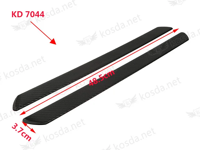 Накладка на порог из настоящего углеродного волокна для внутренней двери, накладка на панель, защита от шагов, защита 27 см, 48 см, 60 см, 2 шт., один комплект, универсальный