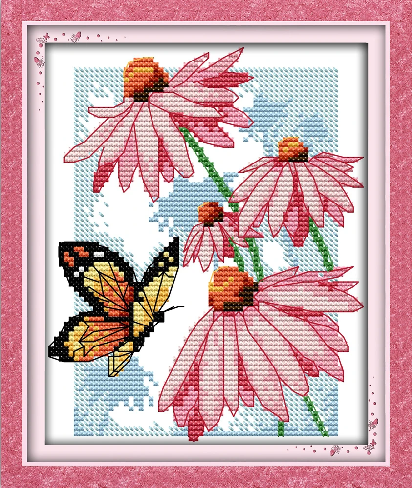 63 cm x 37 cm Cleana Arts suonare uno strumento musicale 11 CT contato Kit per punto croce stampato