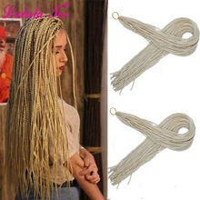 дешево✲ 30 дюймов Zizi Braids Вязание крючком Box Косы Микро Синтетические Плетеные Наращивание Волос 28 Лучший!