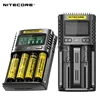 Превосходное зарядное устройство NITECORE UM4 UM2 UMS4 UMS2 SC4 для Li-Ion IMR LiFePO4 Ni-MH(NiCd) 18650 17650 17670 16340 21700 аккумуляторов ► Фото 1/6