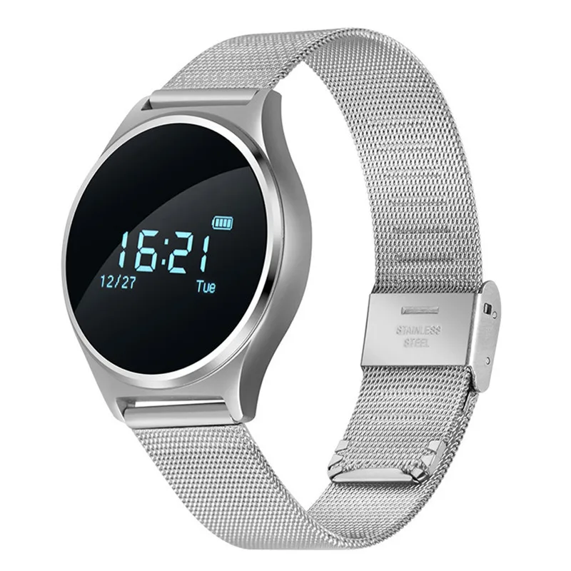 Round Bluetooth Smart Watch Assistir Life Waterproof Blood Pressure/Heart Rate Monitor Sport Wristband For Android IOS | Электроника